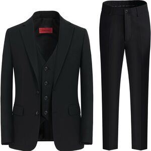 4 piece Classic Black boys Suit size 4